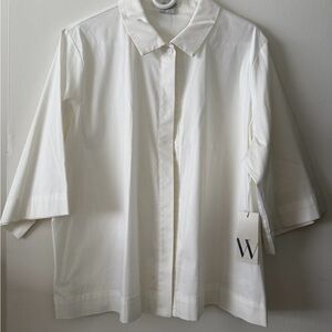 Worthington Cream Button Down Shirt